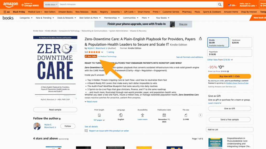 Book: Zero-Downtime Care on Amazon.com