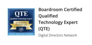 Boardroom Certified Qualified Technology Expert (QTE) by Digital Directors Network